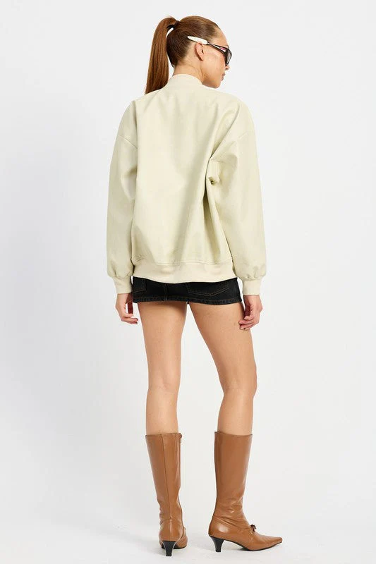 Zipped Jacket Bombers Cut | Audacious Minimalism – Image 7