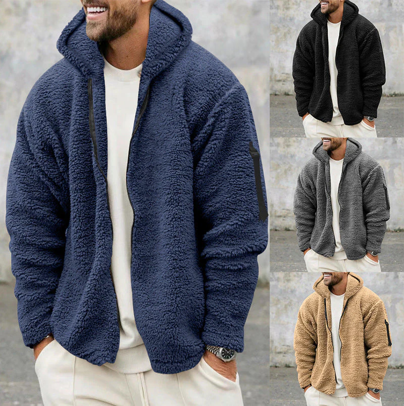 Veste Sherpa Zippée | Beige | Douce et Confortable – Image 9