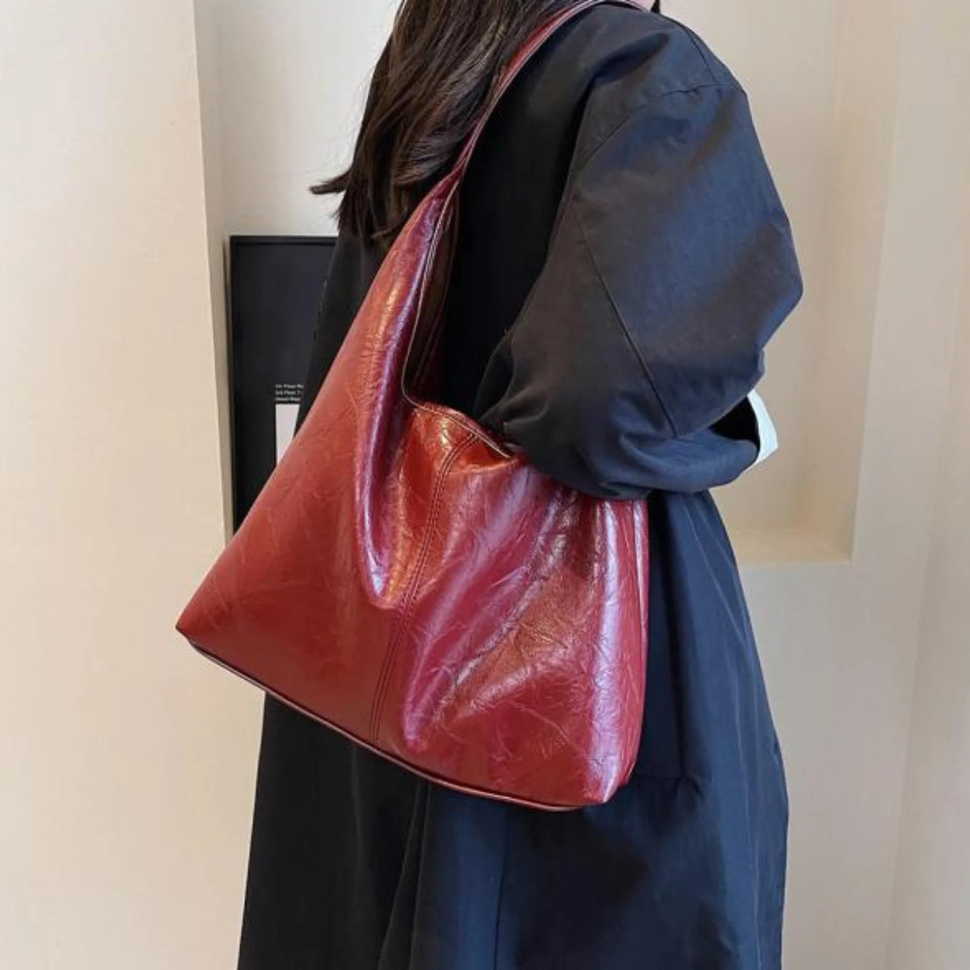 Sac Hobo | Élégant & Spacieux | Cuir Synthétique – Image 7