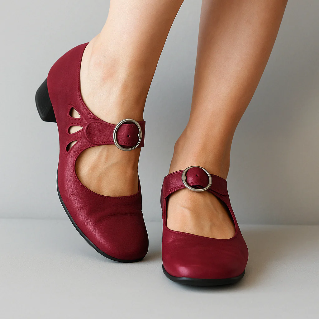 Chaussures Babies Femme | Talon Bas & Bride | Élégantes & Confortables – Image 5