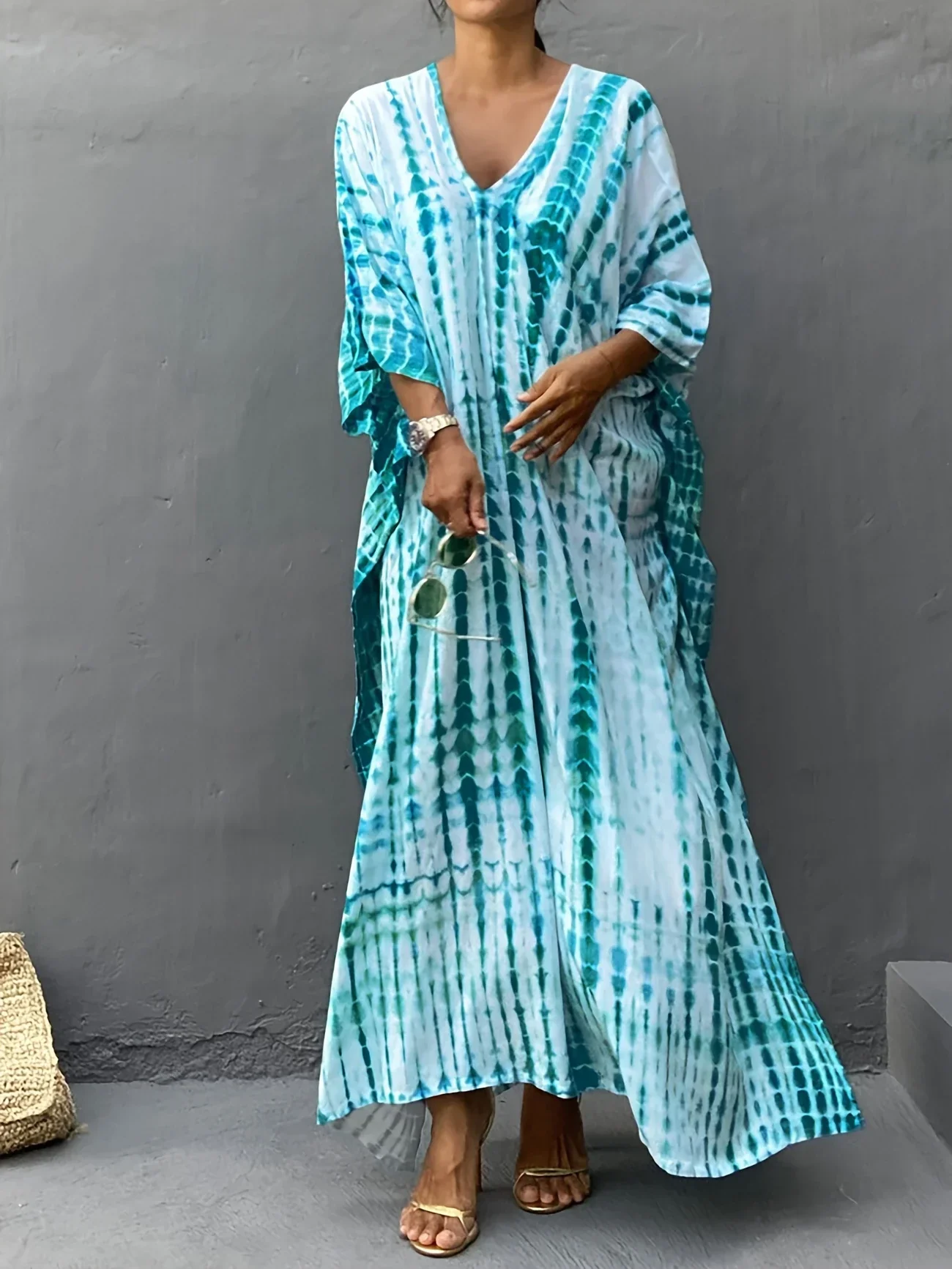 Caftan Long Tie & Dye | Bohemian and Casual – Image 8