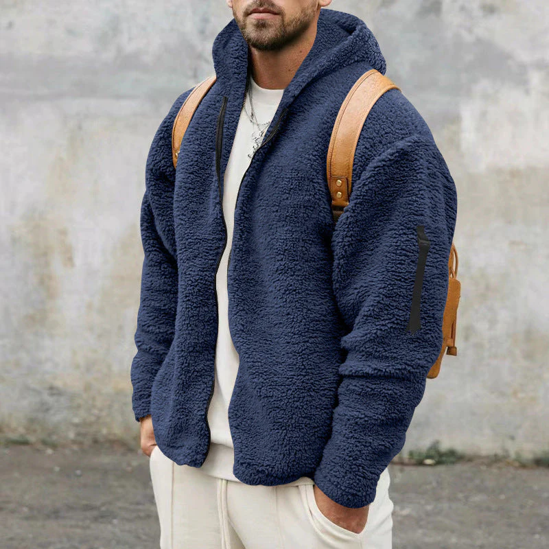 Veste Polaire Sherpa Homme | Zippée | Chaude & Confortable – Image 3