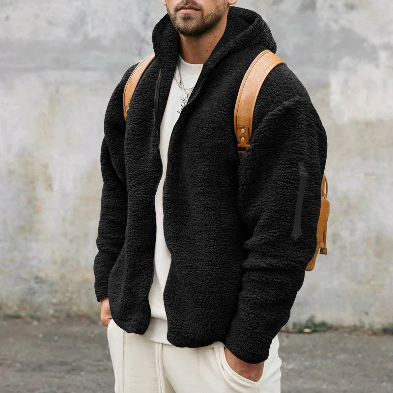 Veste Polaire Sherpa Homme | Zippée | Chaude & Confortable – Image 2