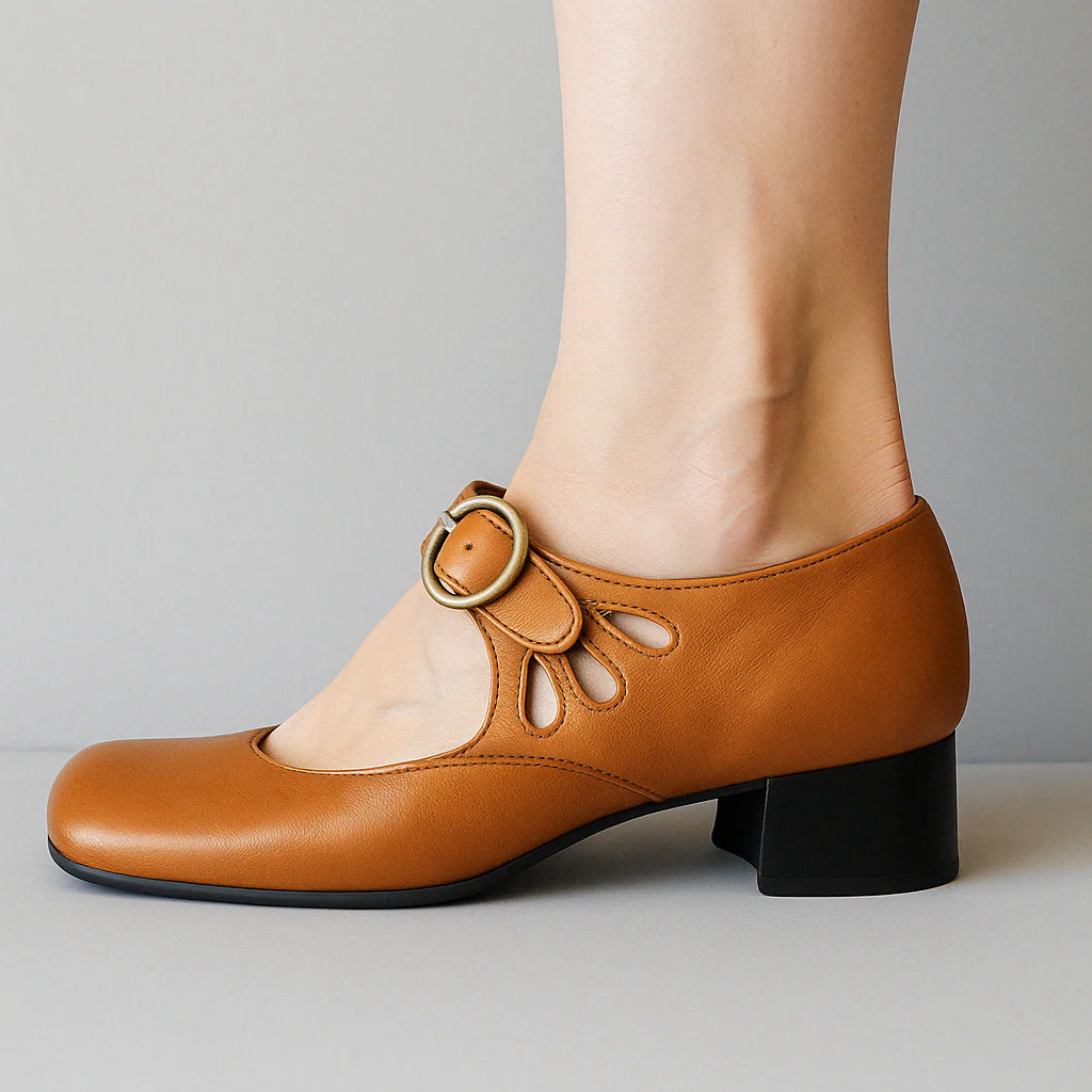 Chaussures Babies Femme | Talon Bas & Bride | Élégantes & Confortables – Image 4