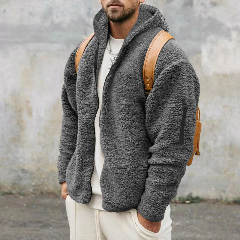 Veste Polaire Sherpa Homme | Zippée | Chaude & Confortable – Image 4