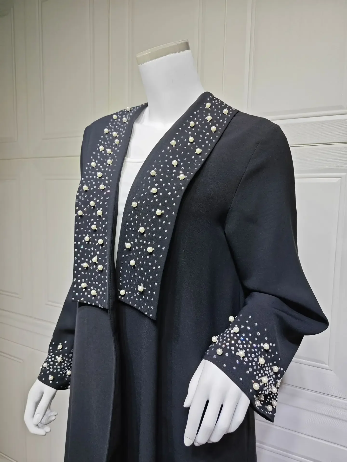 Abaya Kimono De Luxe à Perles – Image 7