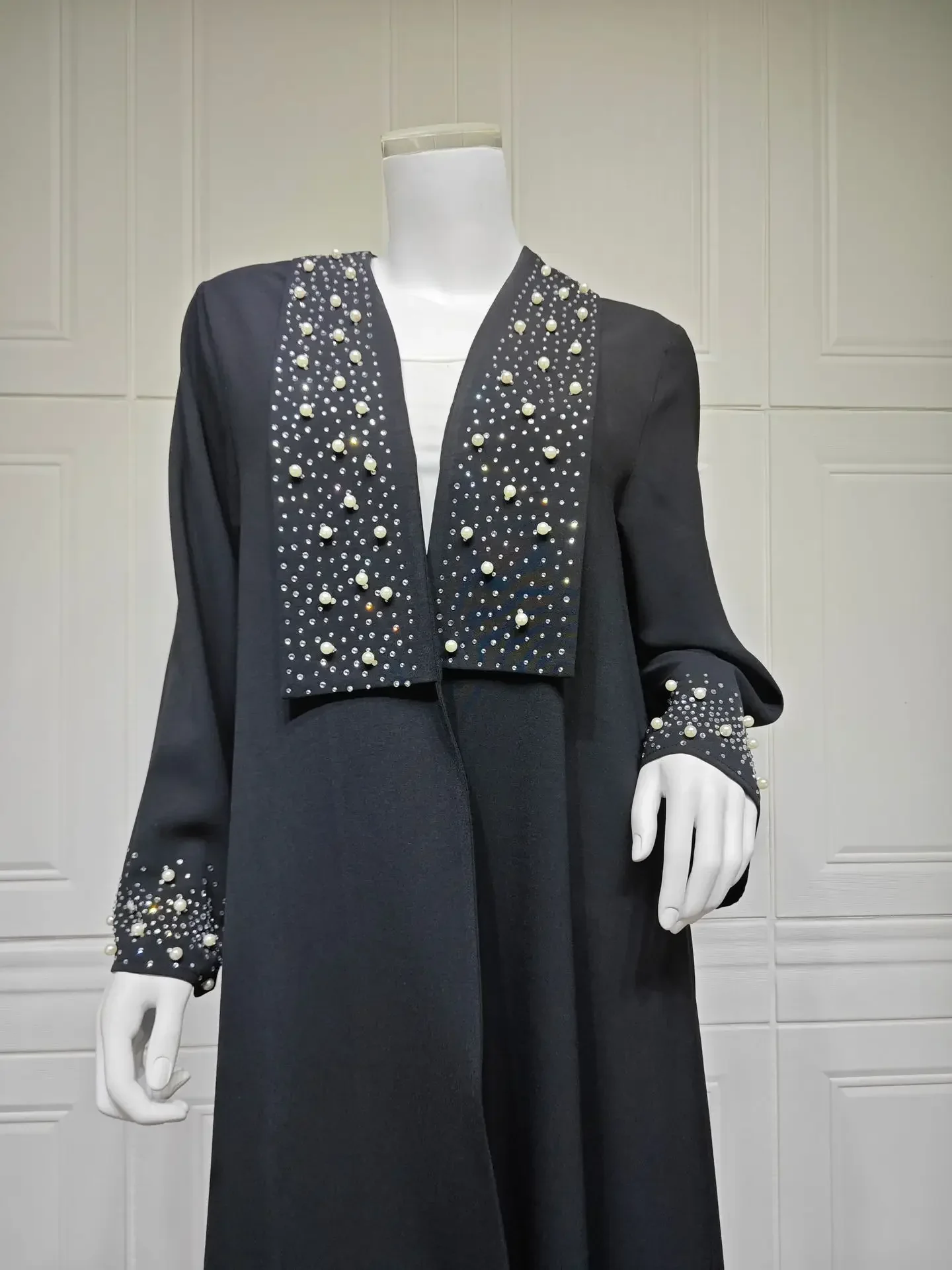 Abaya Kimono De Luxe à Perles – Image 4