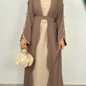 Abaya Kimono de Luxe à Noeuds