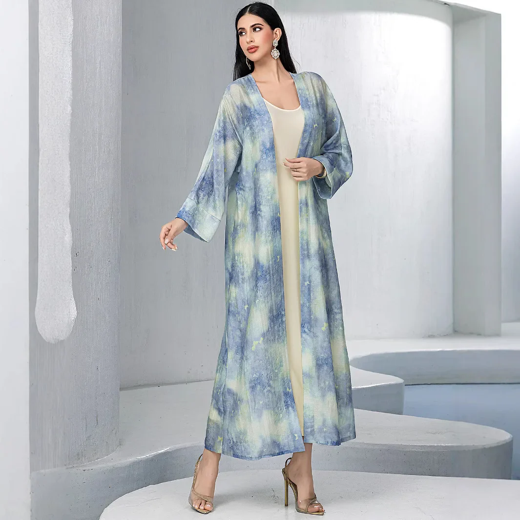 Abaya Kimono et Robe Raffinées – Image 2