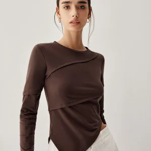 Asymmetrical Geometric Top | Cotton | Structured, Minimalist and Comfortable