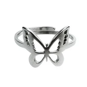 Bague Argent Papillon