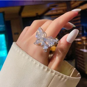 Bague Cristal Papillon