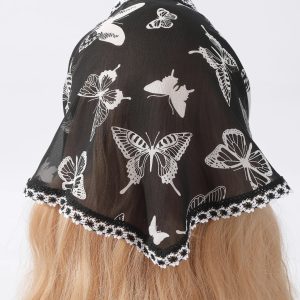 Bandeau Triangle Imprimé Papillons