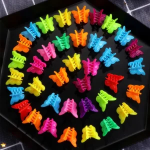 Barrettes Papillon Multicolores