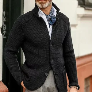 Cardigan Boutonné | Bleu Marine | Chic et Confortable