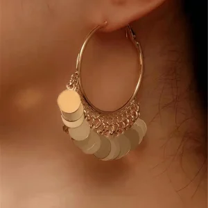 Boucles d’Oreilles Créoles à Breloques