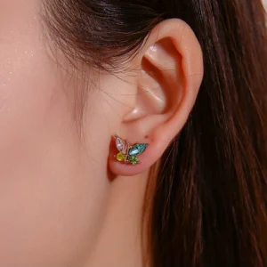 Boucles d'Oreilles Papillon Couleurs