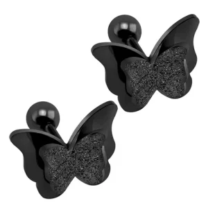 Boucles d'Oreilles Papillon Mixte
