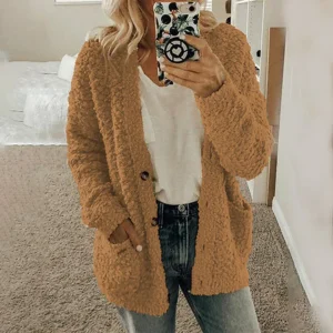 Cardigan en Sherpa | Doux | Chaleur & Confort