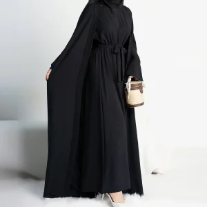 Ensemble Abaya et Robe Noir