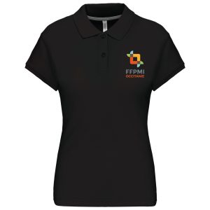 Polo manches courtes femme