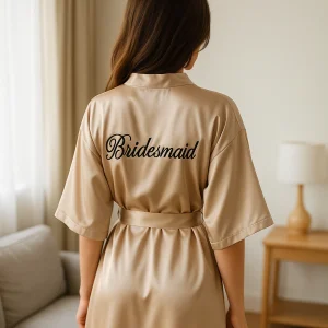 Ensemble Nuisette et Kimono Beige