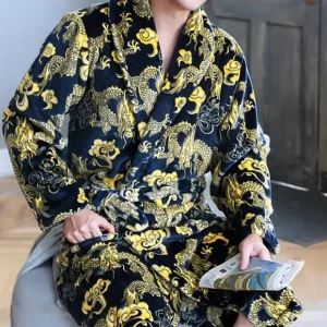 Peignoir Kimono Homme Dragon