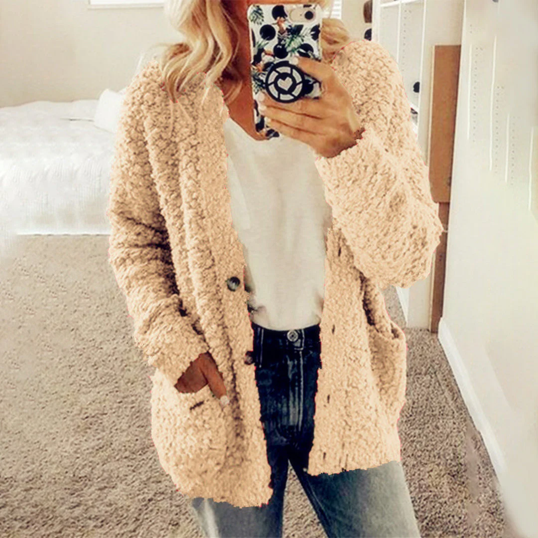 Cardigan Sherpa | Doux & Confortable | Coupe Décontractée – Image 3