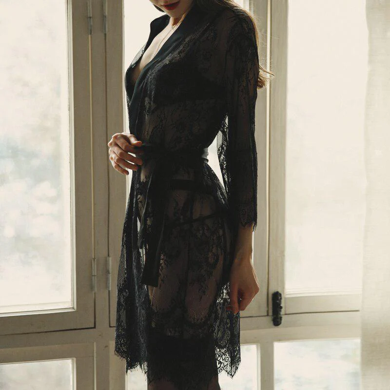 Kimono Dentelle Noir – Image 6