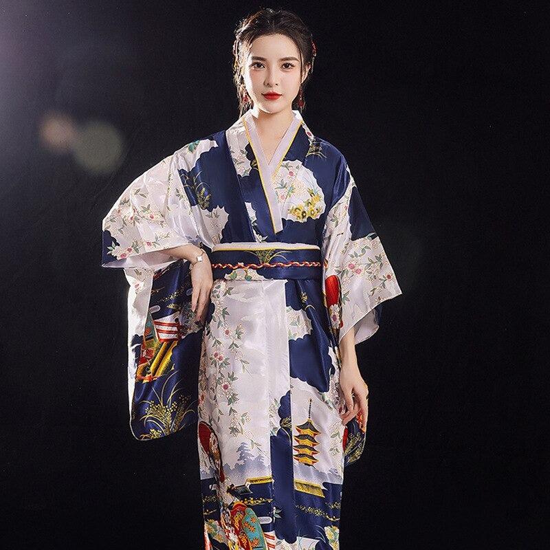 Kimono Japonais Traditionnel Femme – Image 2