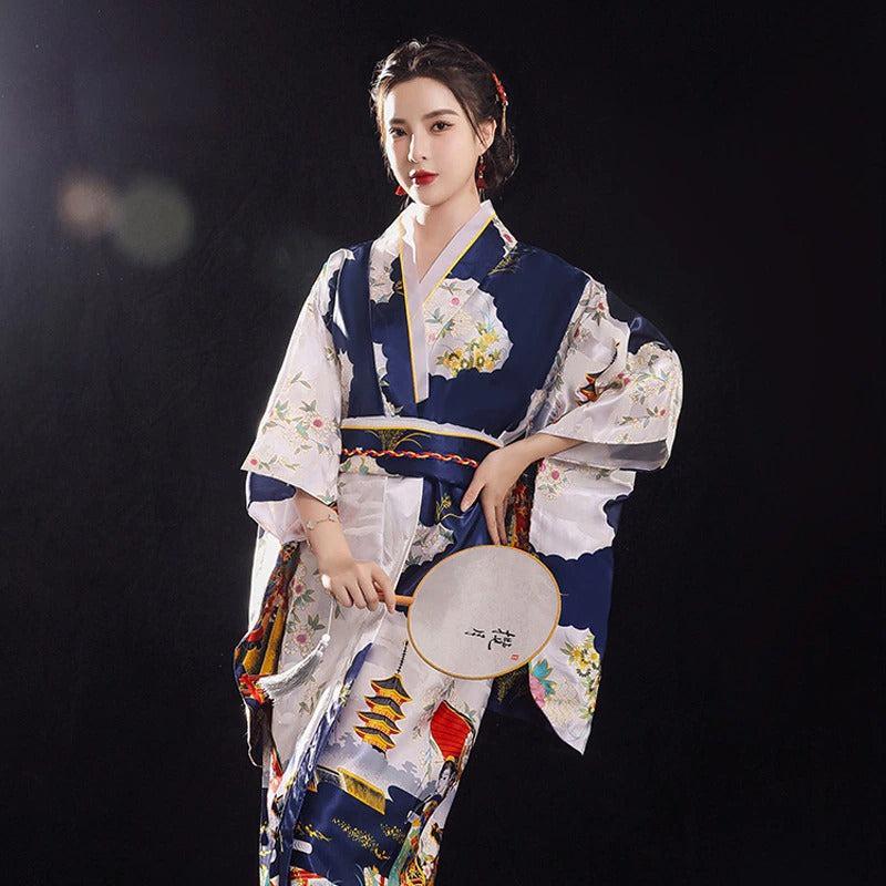 Kimono Japonais Traditionnel Femme – Image 5