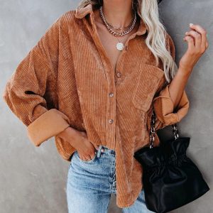 Authentic Texture | Oversized Corduroy Shirt