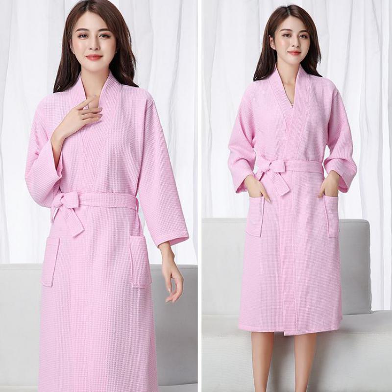 Peignoir Kimono Femme en Satin et Velour – Image 3