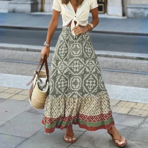 Bohemian Chic Long Skirt | Lightness and Elegance