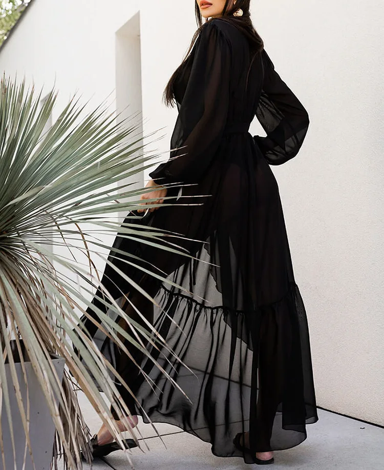 Robe Kimono Sexy en Mousseline – Image 7