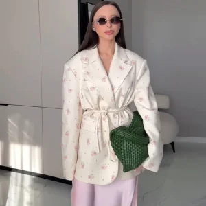 Manteau Style Kimono Floral