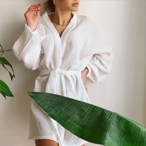 Kimono Court Coton Femme