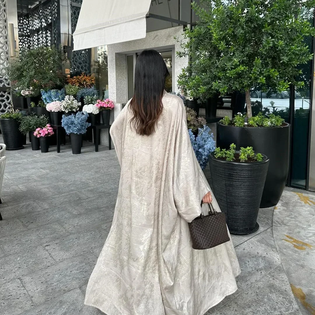Abaya Kimono de Cérémonie Beige – Image 3