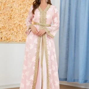Abaya Kimono de Luxe Rose