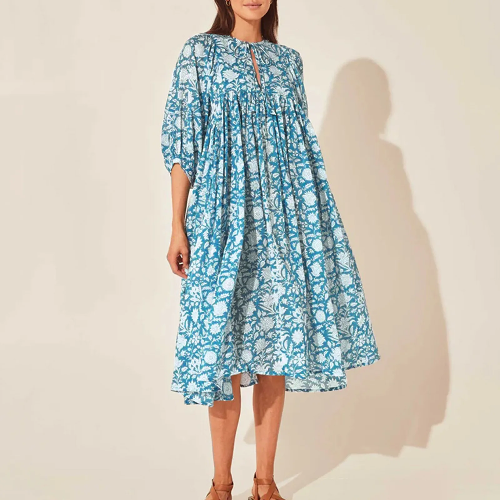 Aquarelle Dress | Floating Floral Elegance