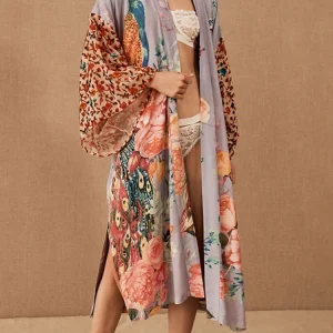 Kimono Floral Cardigan