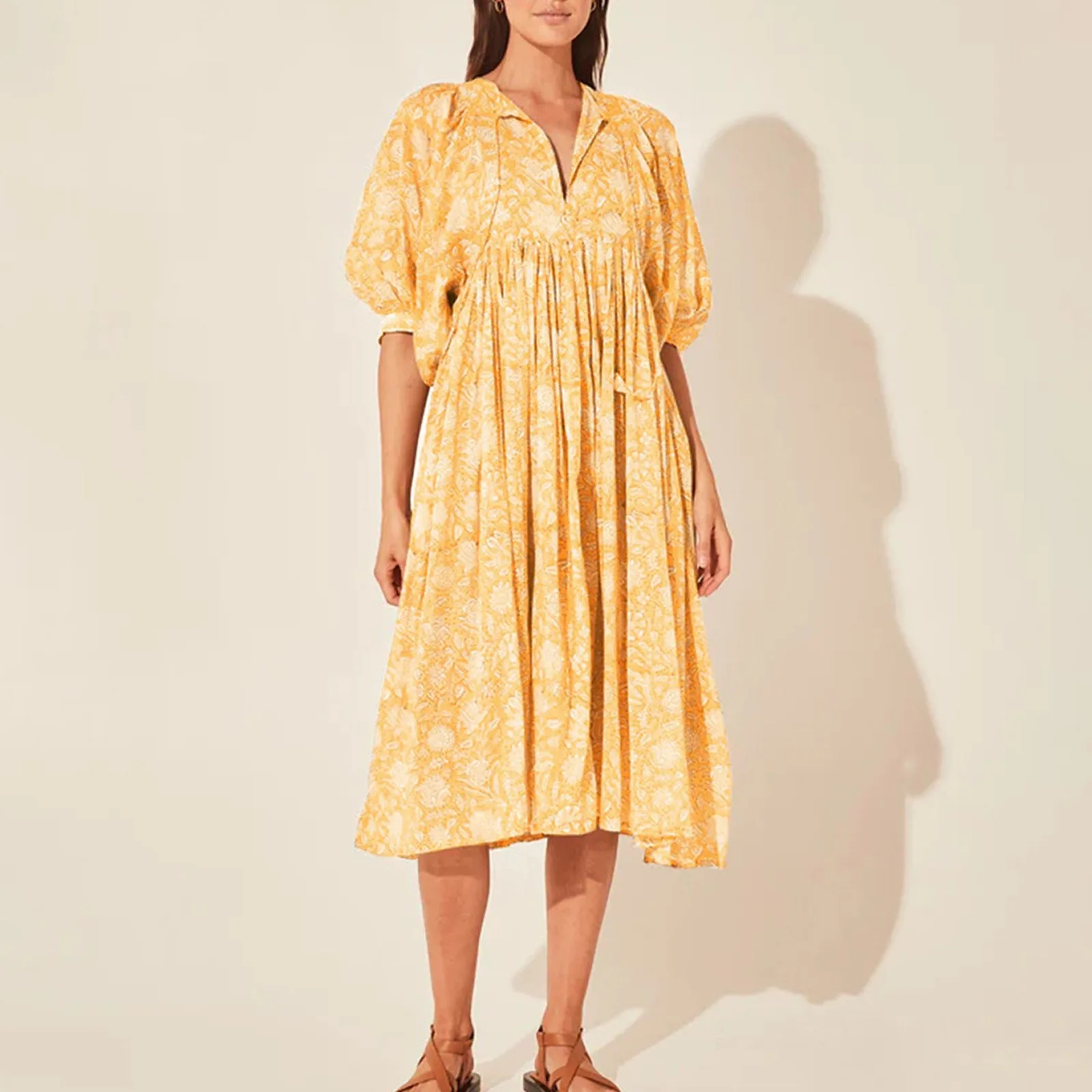 Aquarelle Dress | Floating Floral Elegance – Image 6