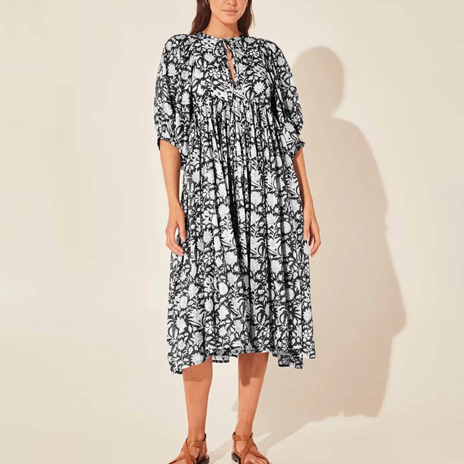 Aquarelle Dress | Floating Floral Elegance – Image 3