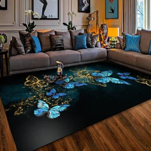 Tapis Papillon Or