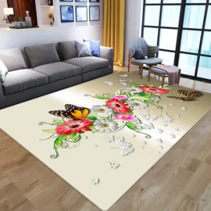 Tapis Papillon Printemps