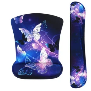 Tapis Souris Papillon Ergonomique