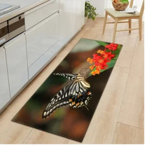 Tapis de Cuisine Papillon 3D