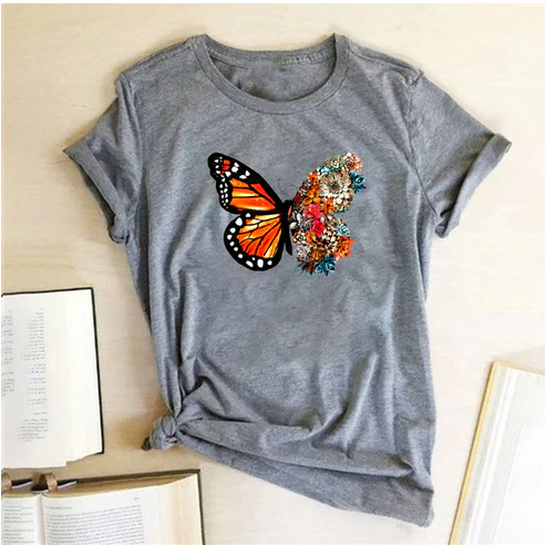 Tee Shirt Motif Papillon