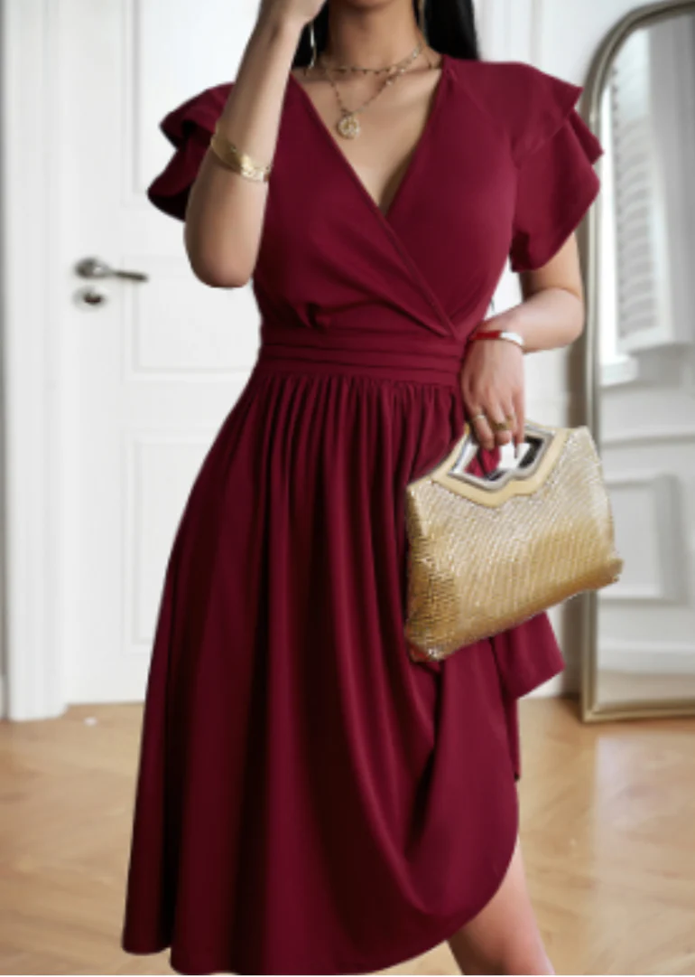 Robe Portefeuille | Coton | Élégante, Féminine et Confortable – Image 7