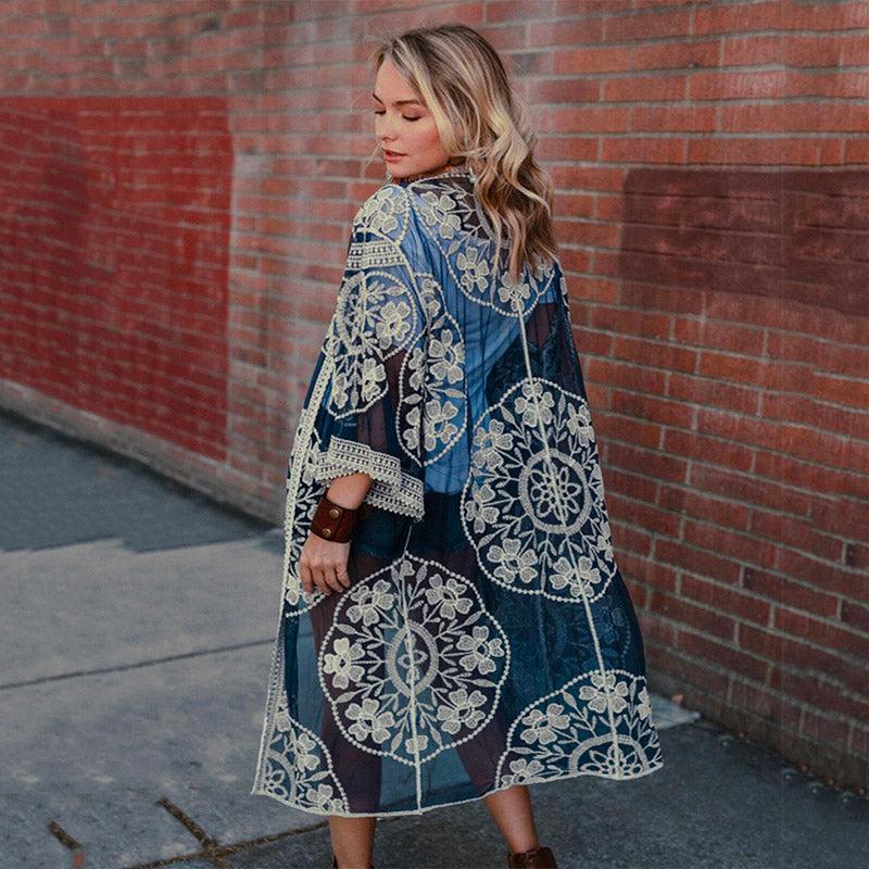 Veste Dentelle Blanche Femme – Image 2